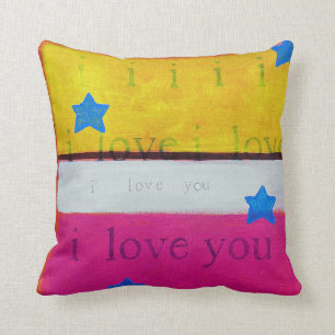 Liebe I Sie mein Liebe-Liedthrow-Kissen Kissen