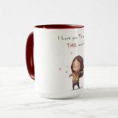Liebe I Sie mucho assui Tasse (Vorderseite Links)