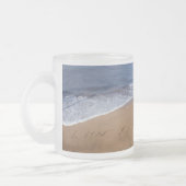 Liebe I Sie… Strand-Liebe Mattglastasse (Links)
