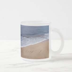 Liebe I Sie… Strand-Liebe Mattglastasse