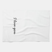 Liebe I Sie Tuch. Sein und ihrs - sehen Sie andere Geschirrtuch (Horizontal)