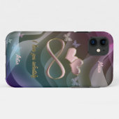 Liebe I Sie unendlich Case-Mate iPhone Hülle (Rückseite (Horizontal))