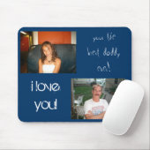 Liebe I Sie Vati Mousepad (Mit Mouse)