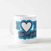 Liebe I Sie Vati-Tasse Kaffeetasse (Vorderseite Links)