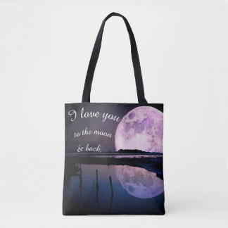 Liebe I Sie zum Mond u. zur hinteren Tasche