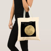 Liebe I Sie zum Mond und hinteren zur Tragetasche (Vorderseite (Produkt))
