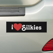 Liebe I Silkies Autoaufkleber (Auf Auto)