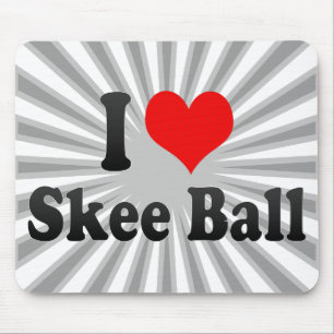 Liebe I Skee Ball Mousepad