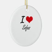 Liebe I Sofas Keramikornament (Rechts)