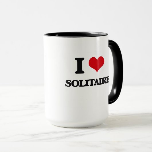 Liebe I Solitaire Tasse (VorderseiteRechts)