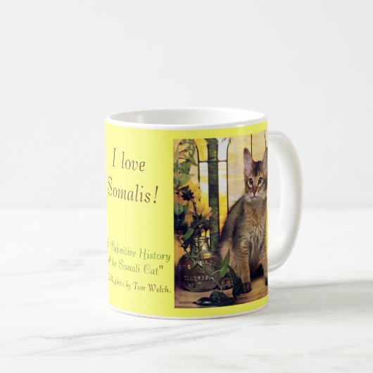 Liebe I somalische Katzen Kaffeetasse (VorderseiteRechts)