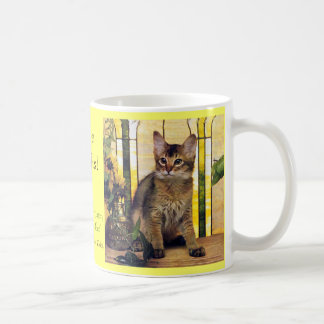 Liebe I somalische Katzen Kaffeetasse