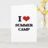 Liebe I Sommer-Lager Karte (Gelbe Blume)