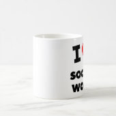 Liebe I Sozialarbeit Kaffeetasse (Mittel)
