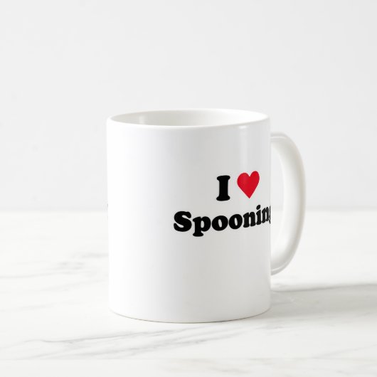 Liebe I spooning Kaffeetasse (VorderseiteRechts)