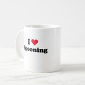 Liebe I spooning Kaffeetasse (Vorderseite Links)
