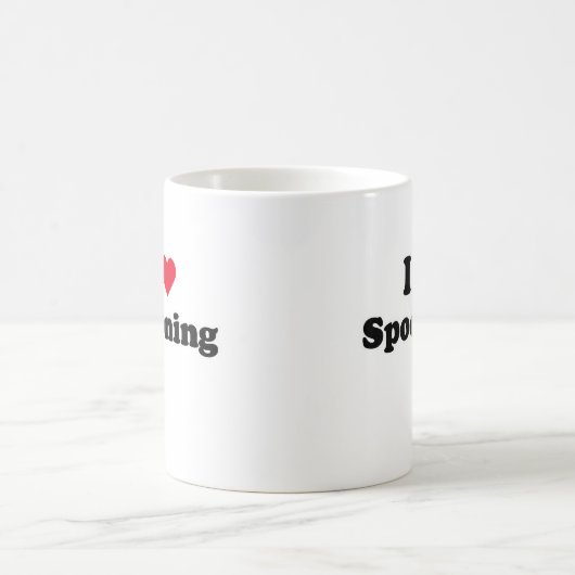 Liebe I spooning Kaffeetasse (Mittel)