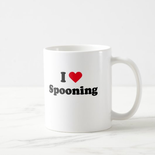 Liebe I spooning Kaffeetasse (Rechts)
