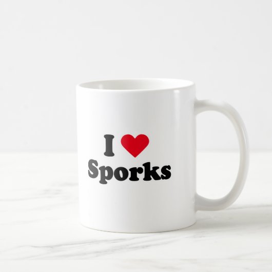 Liebe I sporks Kaffeetasse (Rechts)
