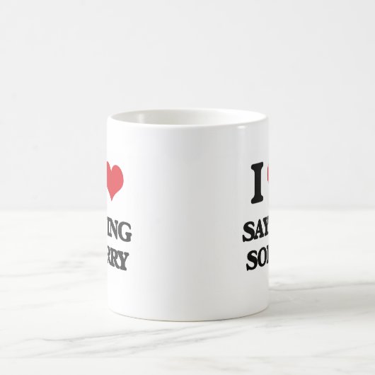 Liebe I Sprichwort traurig Kaffeetasse (Mittel)