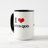 Liebe I Status Quo Tasse (Vorderseite Links)
