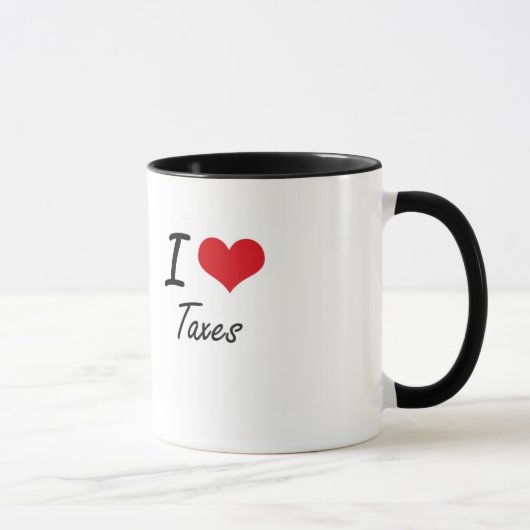 Liebe I Steuern Tasse (Rechts)