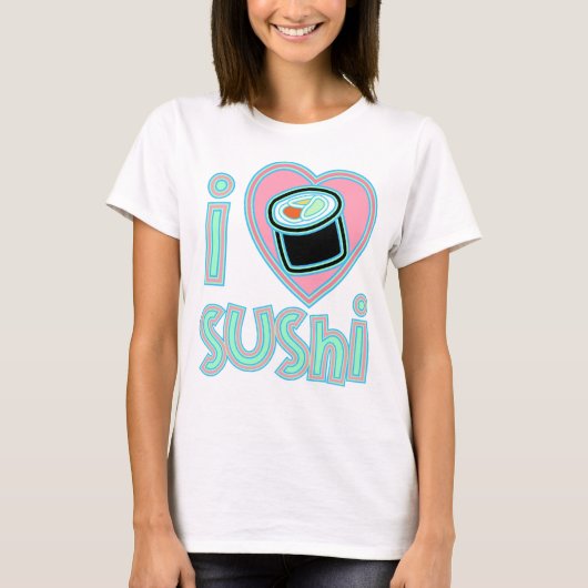 Liebe I Sushi T-Shirt (Vorderseite)