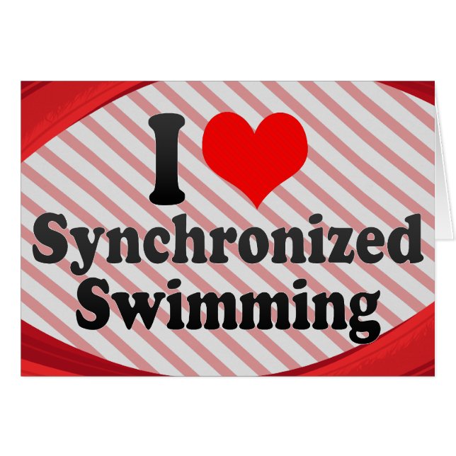 Liebe I synchronisierte Schwimmen (Vorderseite (Horizontal))