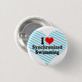 Liebe I synchronisierte Schwimmen Button (Vorne & Hinten)
