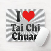 Liebe I Tai-Chi Chuan Mousepad (Mit Mouse)