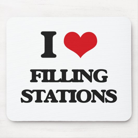 Liebe I Tankstellen Mousepad (Vorne)