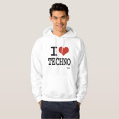 Liebe I techno Hoodie (Vorne ganz)