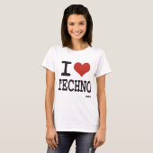 Liebe I techno T-Shirt (Vorne ganz)