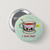 Liebe I Tee Button (Vorne & Hinten)