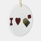 Liebe I Tee-Verzierung Keramikornament (Rechts)