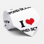 Liebe I Teich-Abschaum Krawatte (Gerollt)