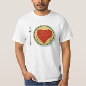 Liebe I Teigwaren T-Shirt (Vorderseite)