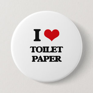 Liebe I Toilettenpapier Button