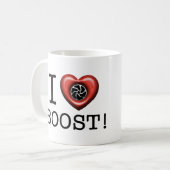 Liebe I Turbo-Auftrieb Kaffeetasse (Vorderseite Links)