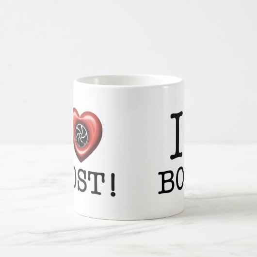 Liebe I Turbo-Auftrieb Kaffeetasse (Mittel)