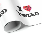 Liebe I Tweed Geschenkpapier (Rolleneckpunkt)