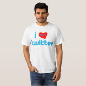 Liebe I Twitter T-Shirt (Vorne ganz)