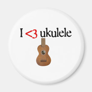Liebe I Ukulele Magnet