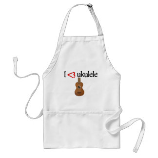 Liebe I Ukulele Schürze