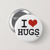Liebe I Umarmungen Button (Vorne & Hinten)