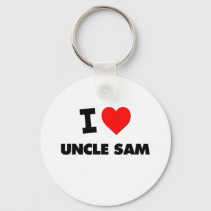 Liebe I Uncle Sam Schlüsselanhänger