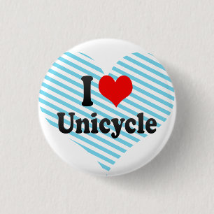 Liebe I Unicycle Button