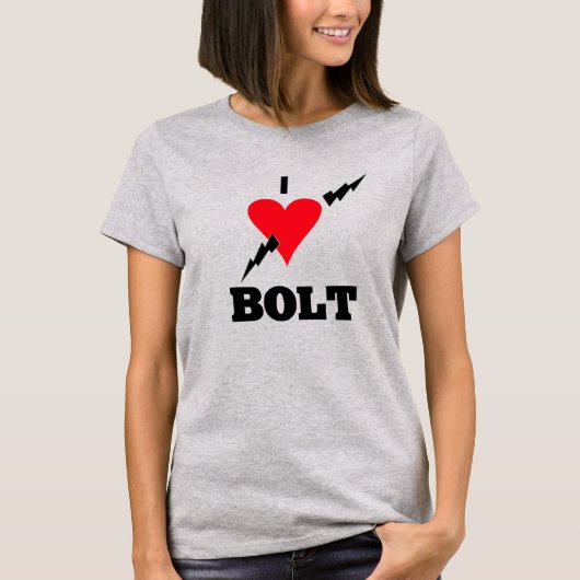 Liebe I usain Bolzen - T-Shirt (Vorderseite)
