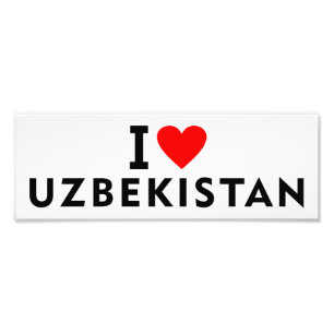 Liebe I Usbekistan-Land wie Herzreise touris Fotodruck