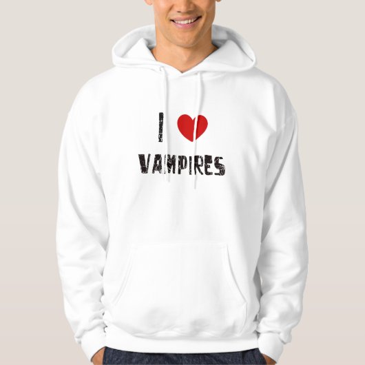 Liebe I Vampires Hoodie (Vorderseite)